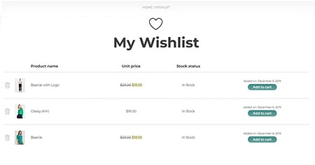 wishlist